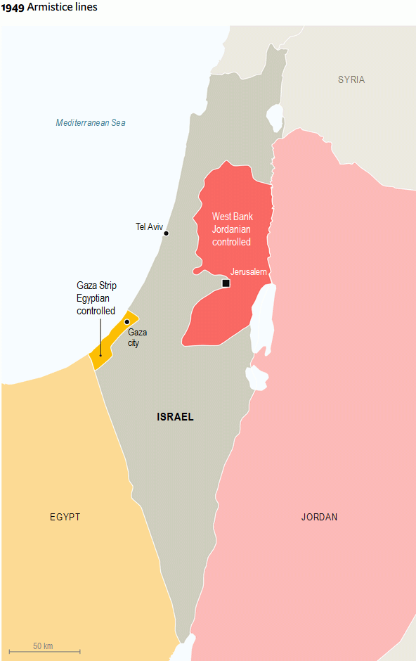 1949 Armistice lines